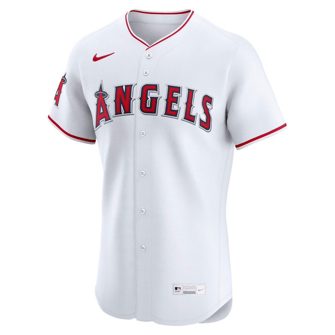 Los Angeles Angels Home Elite Jersey - White