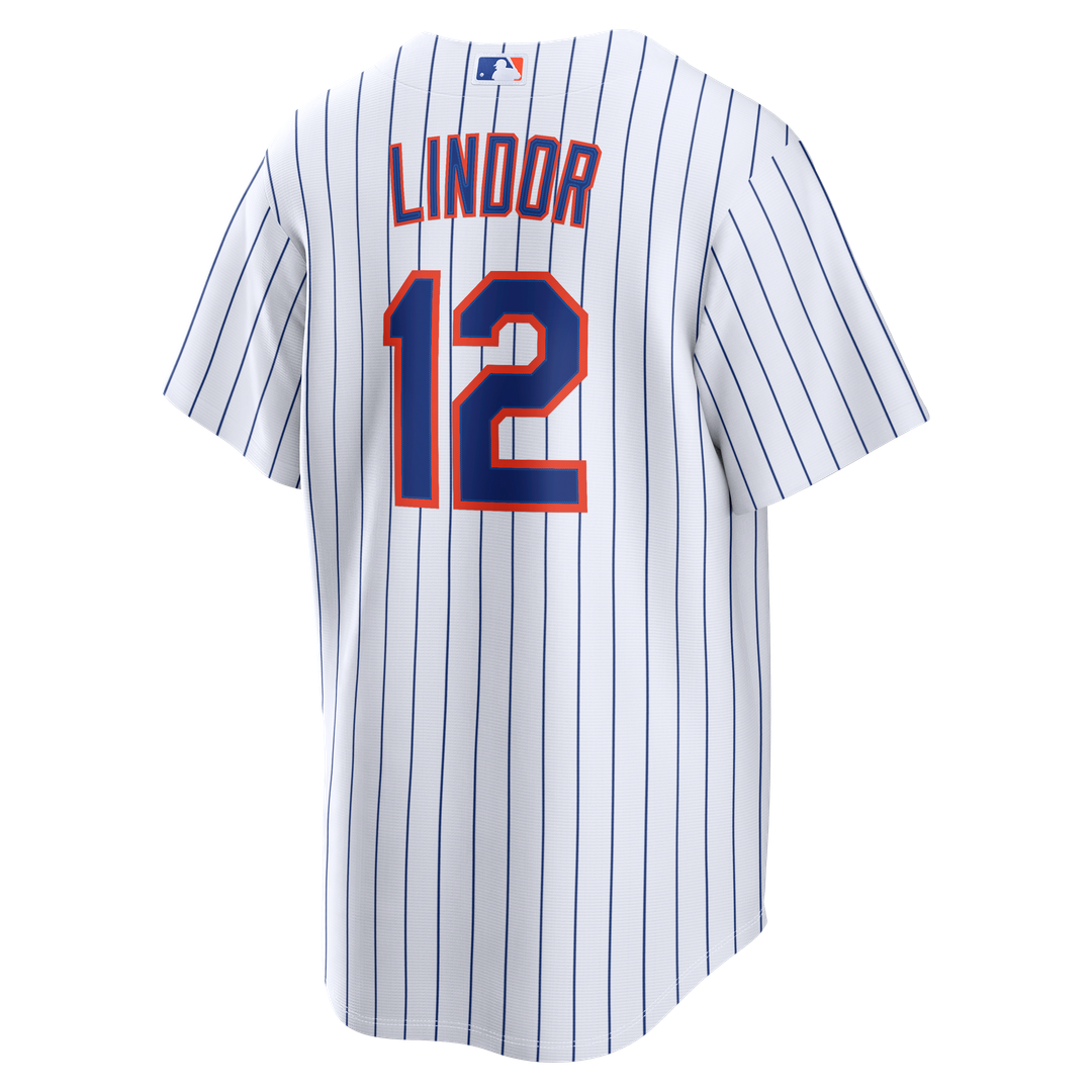 New York Mets Francisco Lindor Alternate Replica Jersey - Black