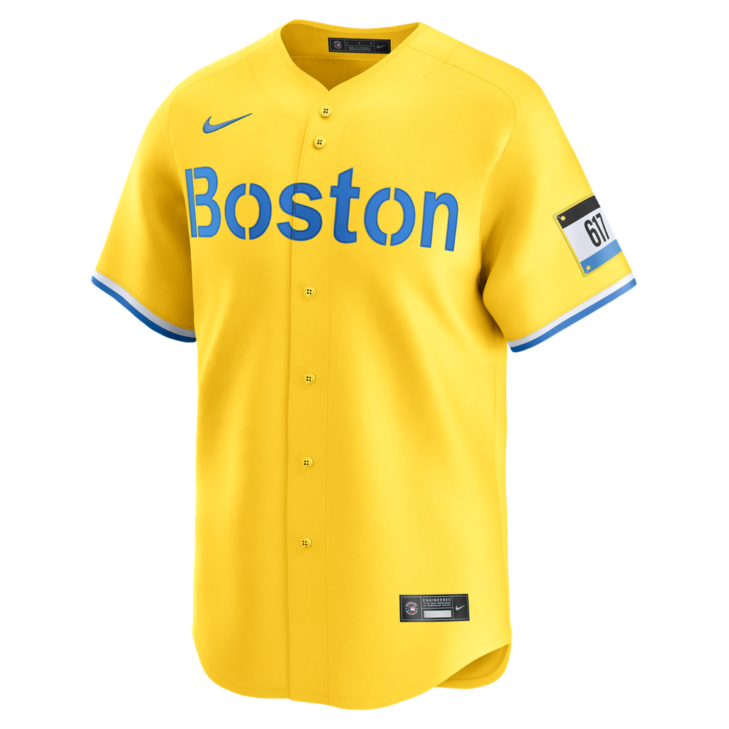 Boston Red Sox City Connect Limited Jersey - Gold