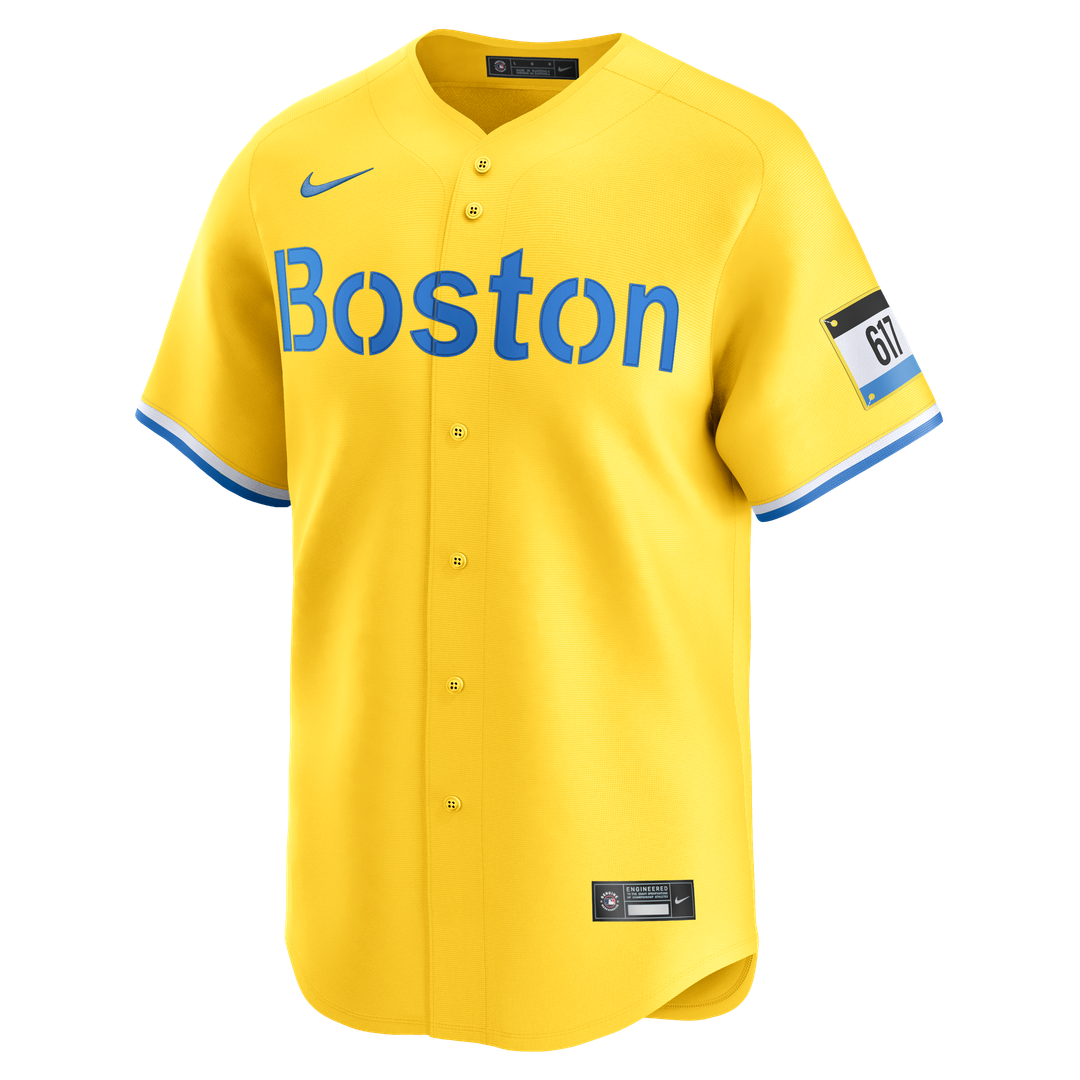 Boston Red Sox City Connect Limited Jersey - Gold