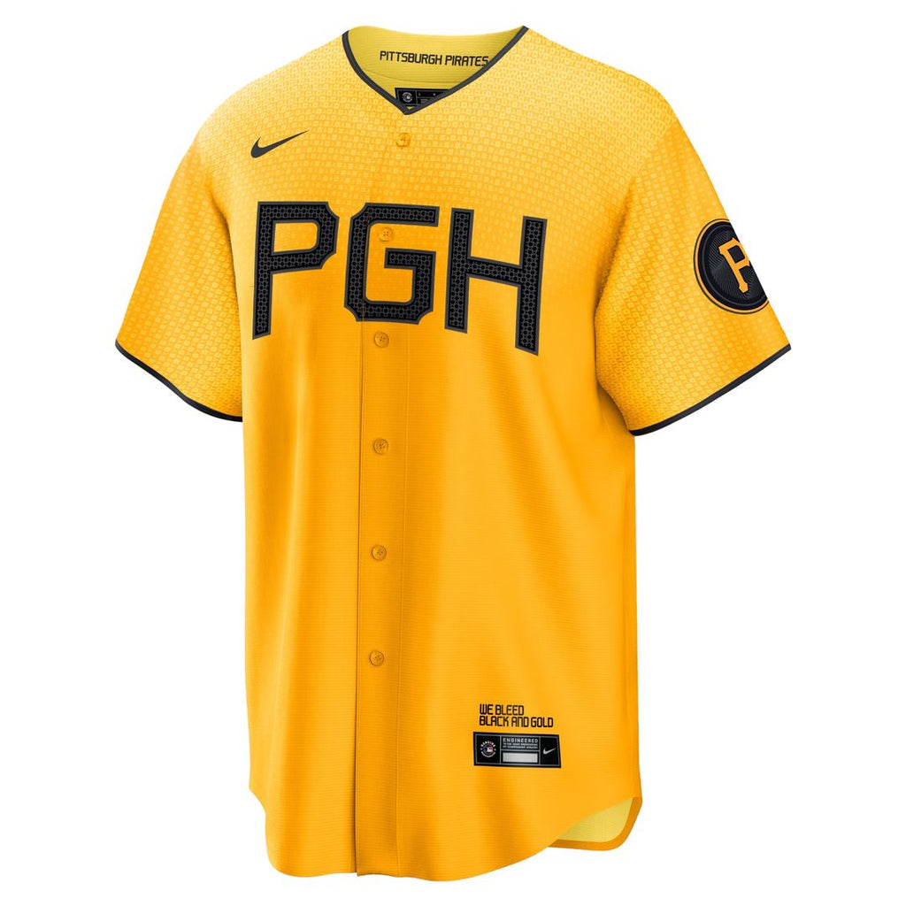 Pittsburgh Pirates City Connect Replica Jersey - Gold