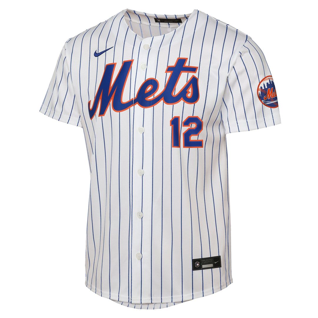 New York Mets Francisco Lindor Youth Road Stadium Jersey - Gray
