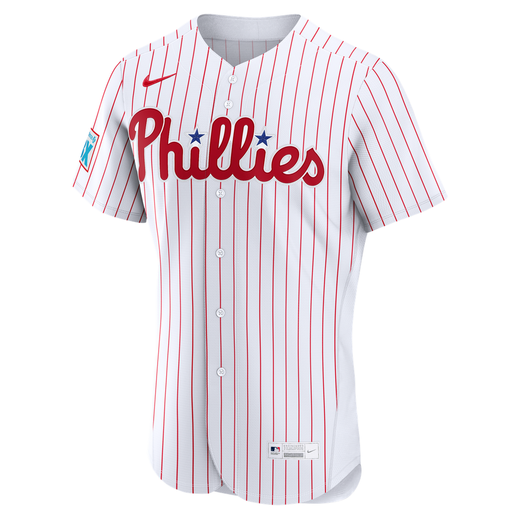 Philadelphia Phillies Bryce Harper Alternate Authentic Sponsor Patch Jersey - Light Blue