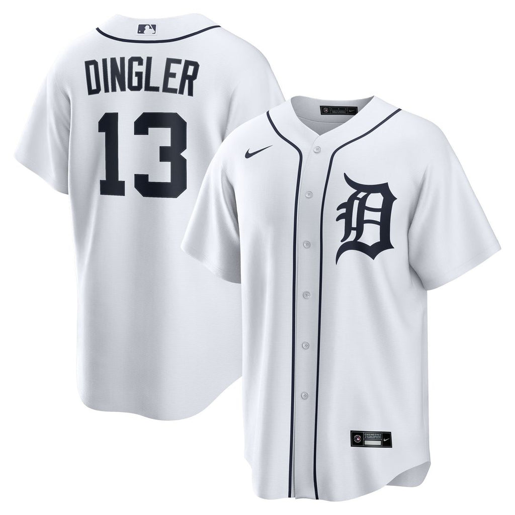 Detroit Tigers Dillon Dingler Home Replica Jersey - White