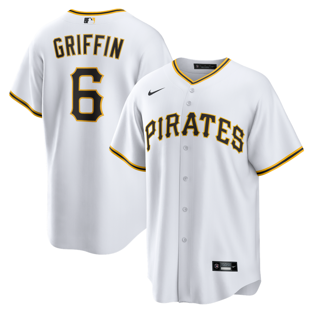 Pittsburgh Pirates Konnor Griffin Home Replica Jersey - White