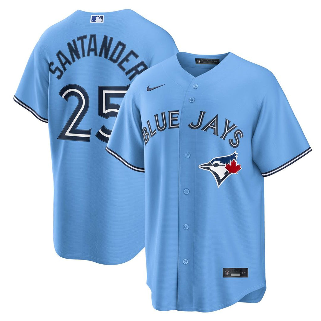 Toronto Blue Jays Anthony Santander Alternate Replica Jersey - Light Blue