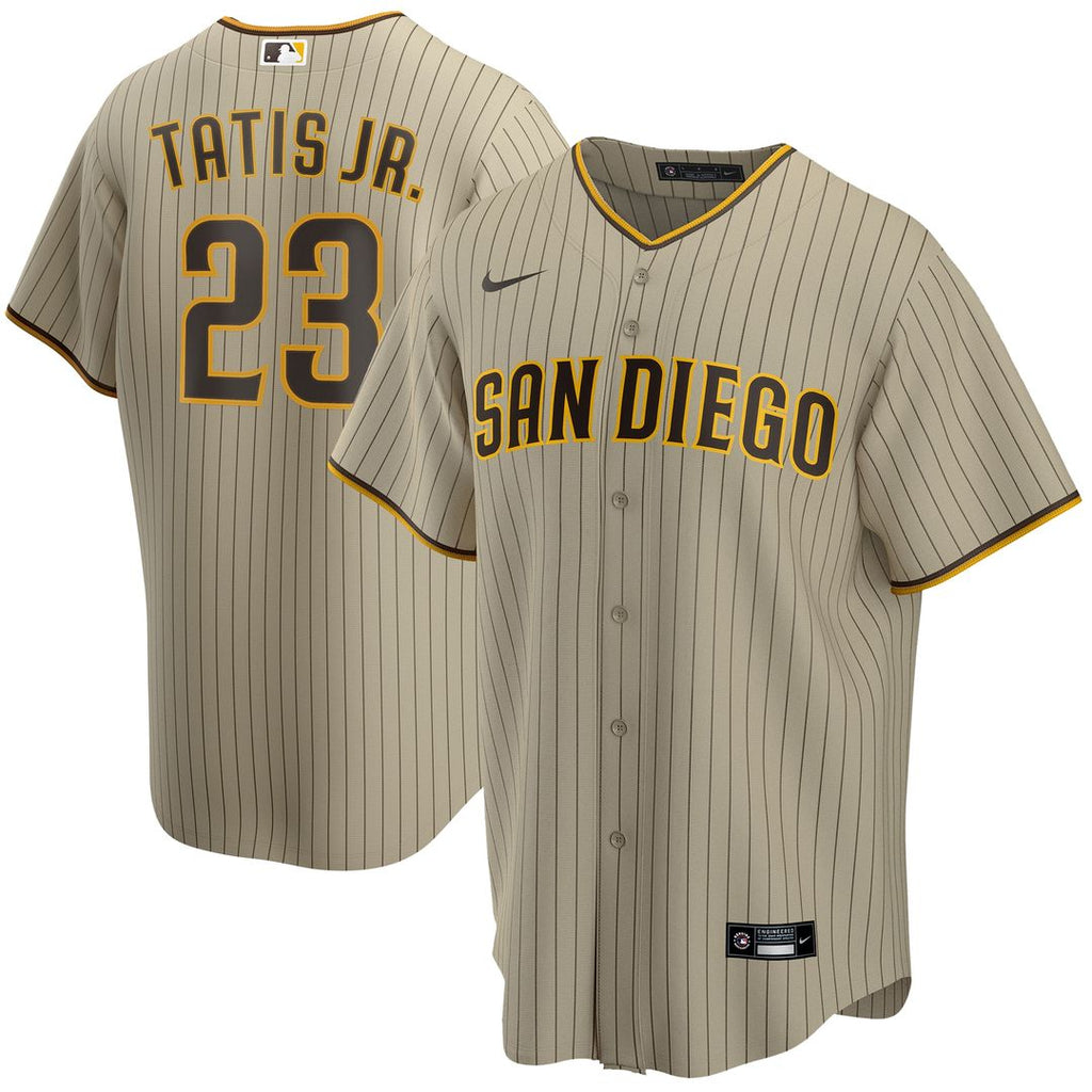 San Diego Padres Fernando Tatis Jr. Alternate Replica Jersey - Tan