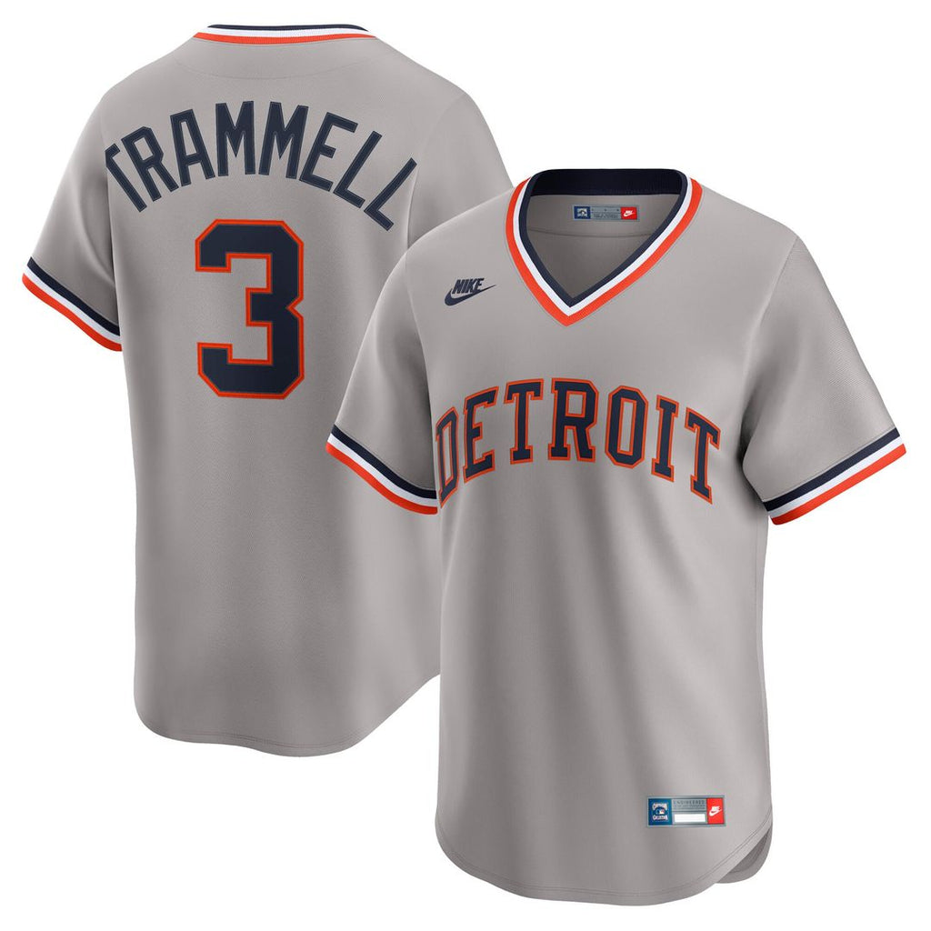 Detroit Tigers Alan Trammell Cooperstown Limited Jersey - Gray