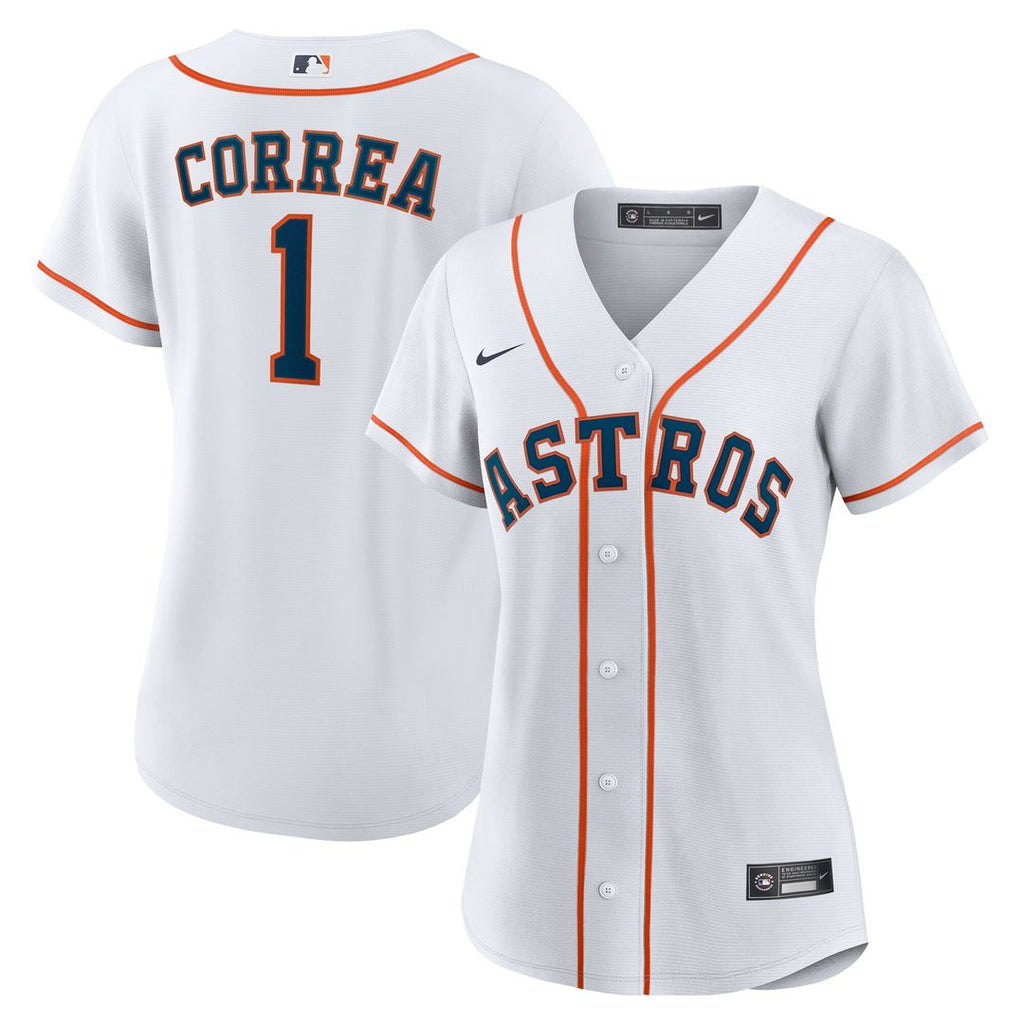 Houston Astros Carlos Correa Women's Home Replica Jersey - White