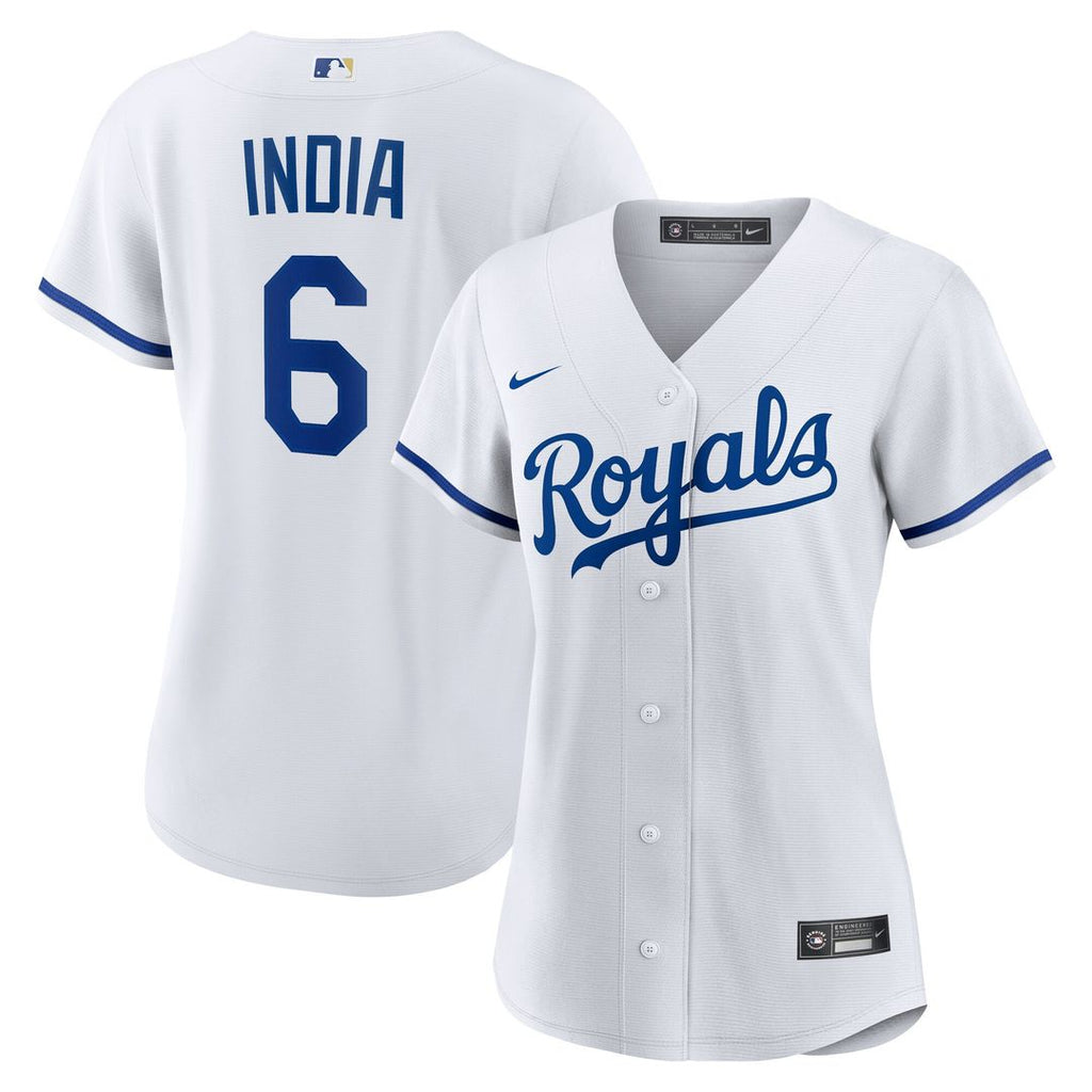 Kansas City Royals Jonathan India Women's Home Replica Jersey - White