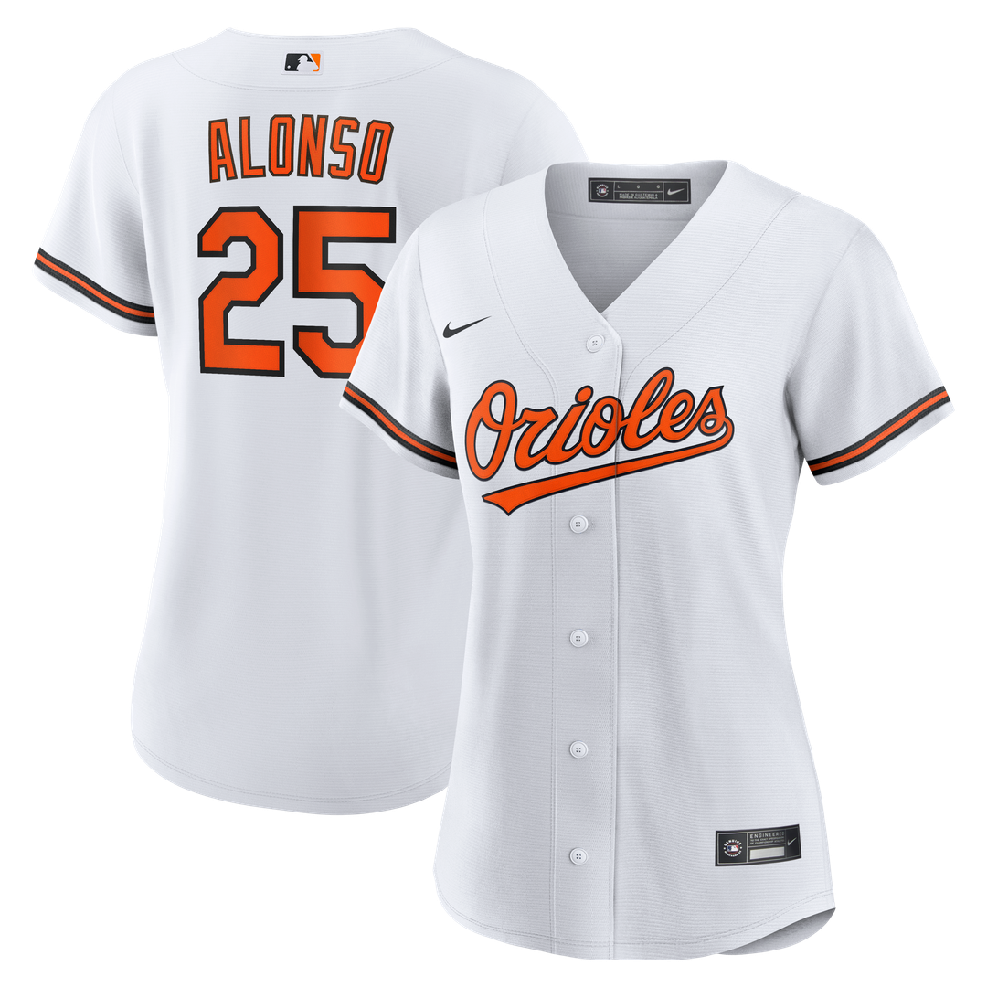 Baltimore Orioles Pete Alonso Women's Home Replica Jersey - White