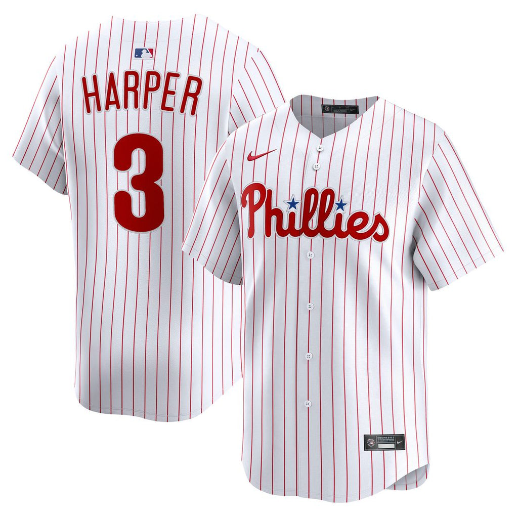 Philadelphia Phillies Bryce Harper Home Limited Jersey - White