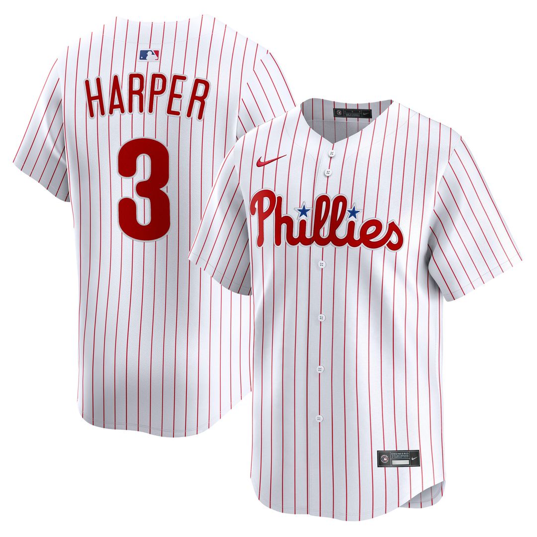 Philadelphia Phillies Bryce Harper Home Limited Jersey - White