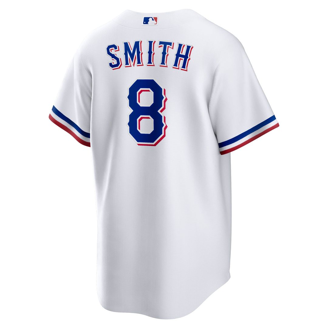 Texas Rangers Josh Smith Home Replica Jersey - White