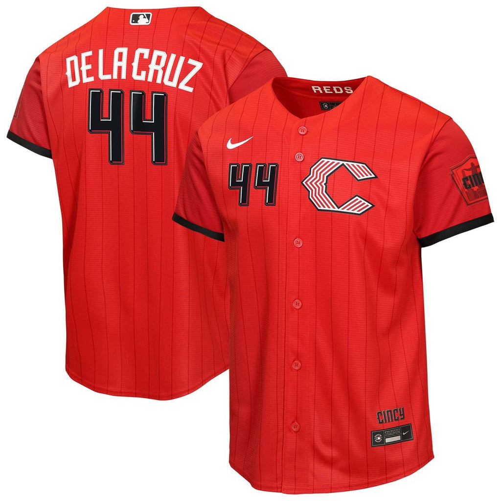 Cincinnati Reds Elly De La Cruz Youth 2026 City Connect Stadium Jersey - Red