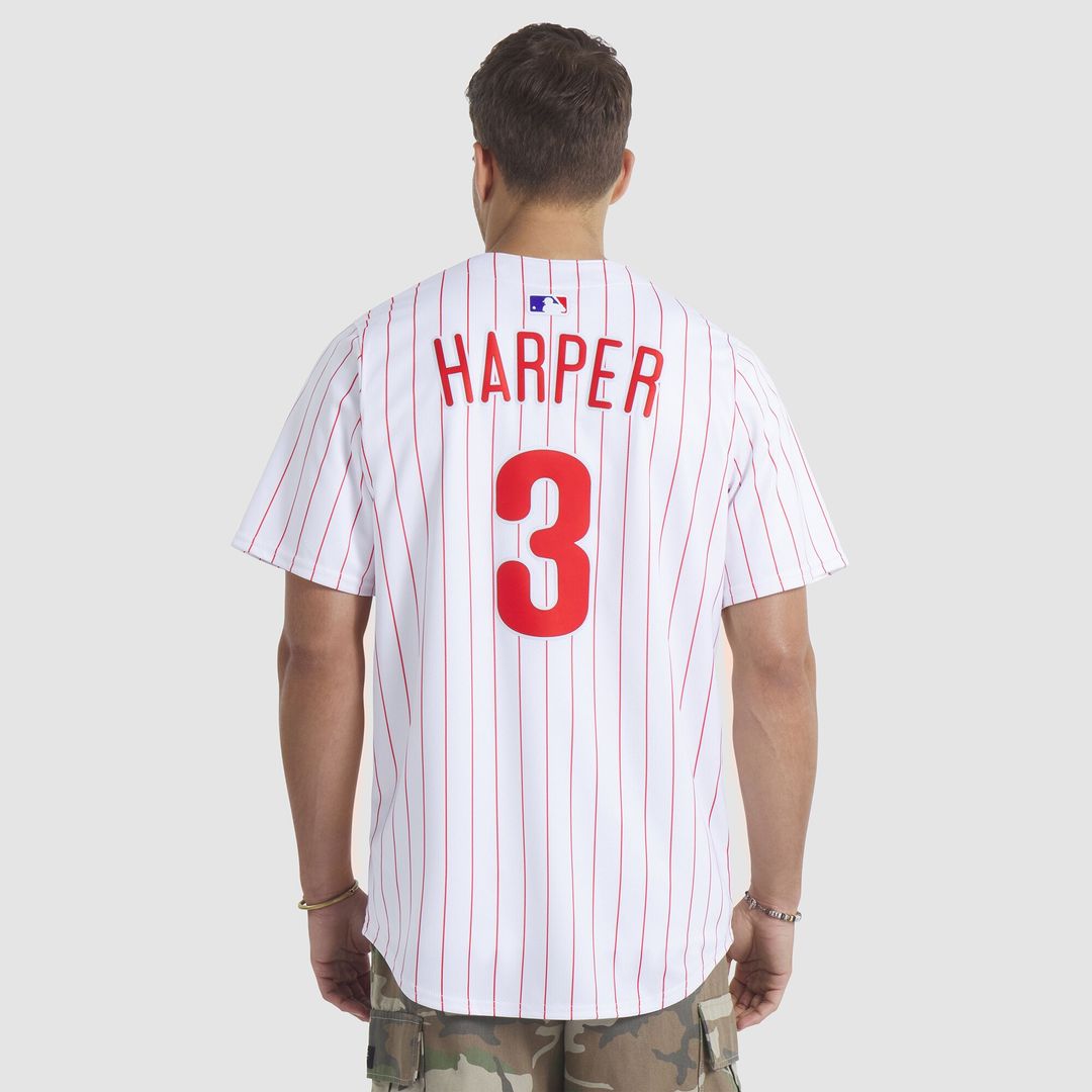 Philadelphia Phillies Bryce Harper Road Limited Jersey - Gray