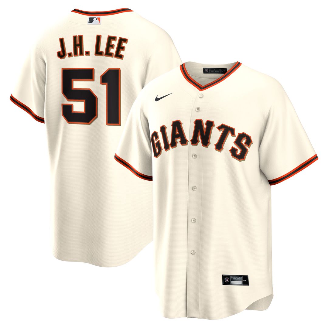 San Francisco Giants Jung Hoo Lee Home Replica Jersey - Cream