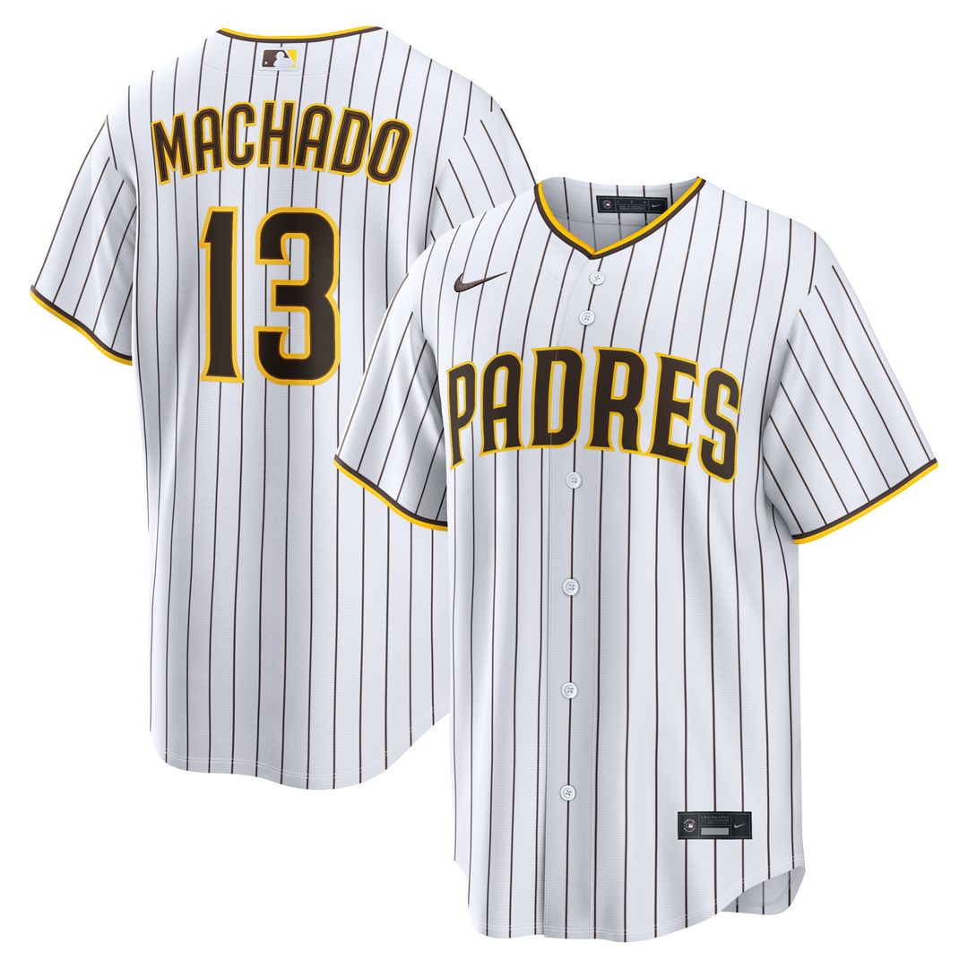 San Diego Padres Manny Machado Home Replica Jersey - White