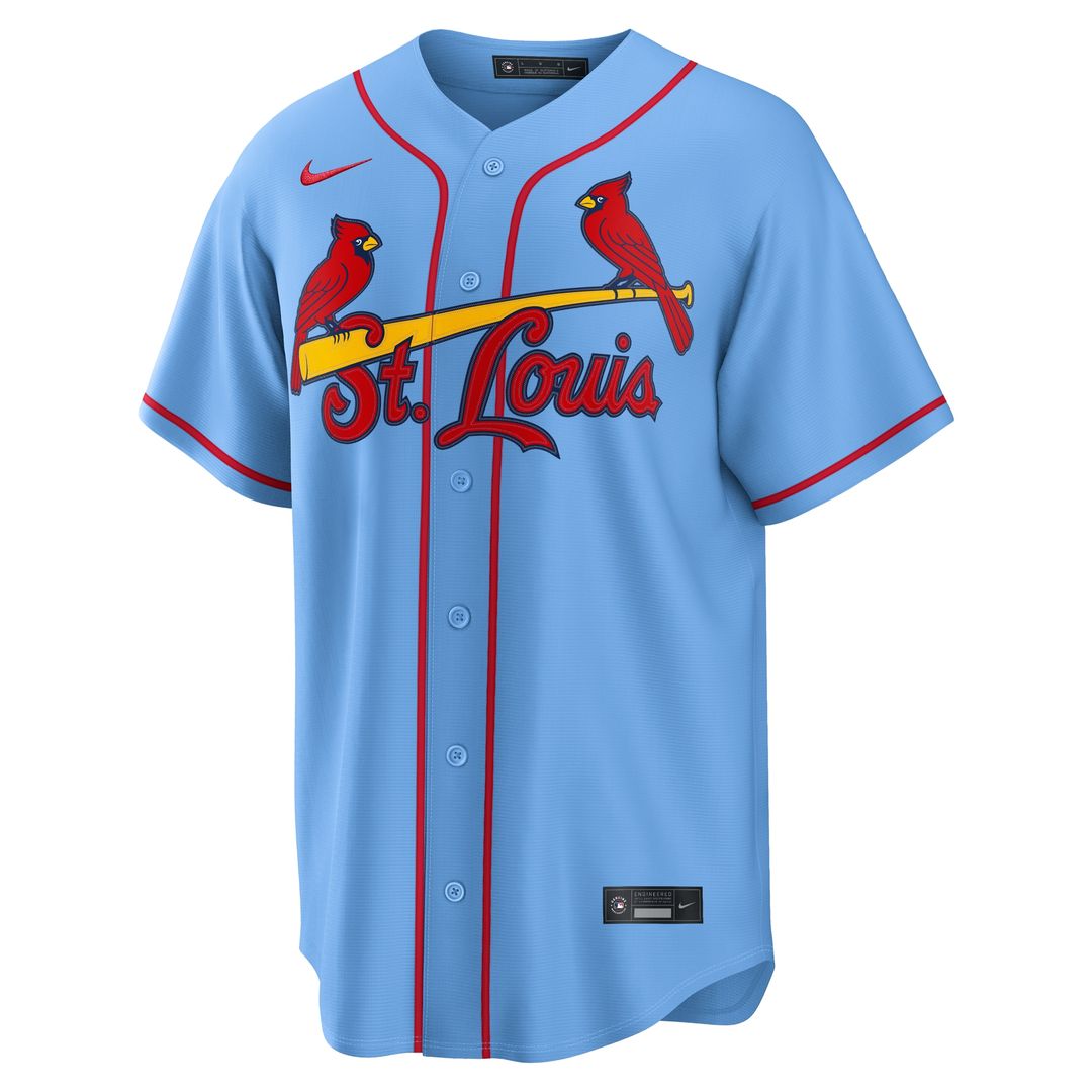 St. Louis Cardinals Masyn Winn Alternate Replica Jersey - Light Blue