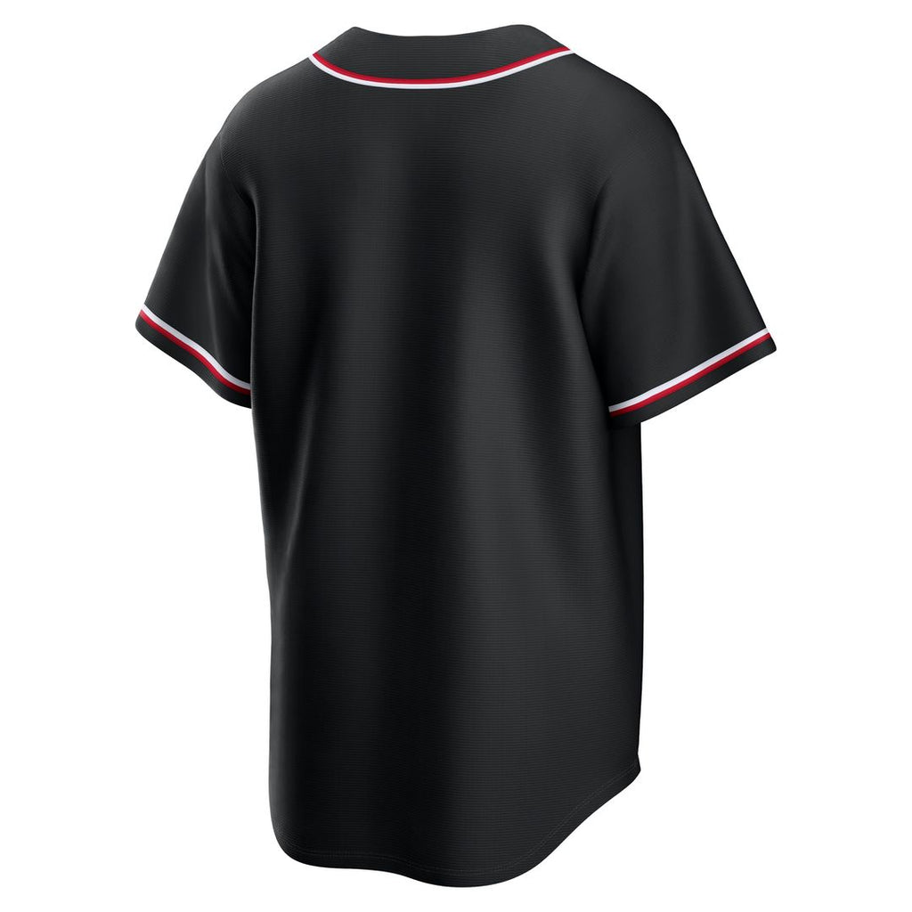 Minnesota Twins Fashion Replica Black Out Jersey
