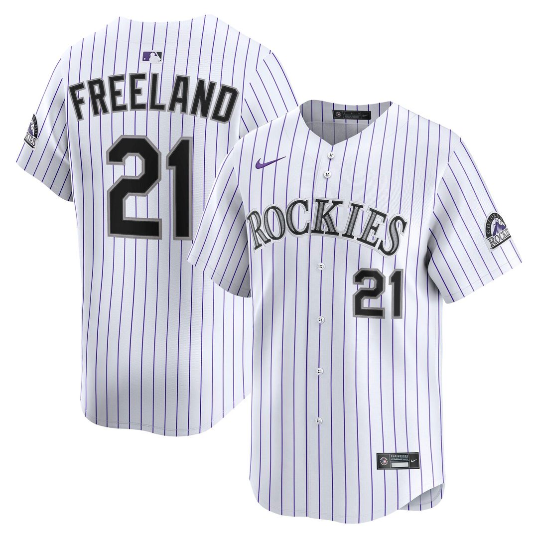 Colorado Rockies Kyle Freeland Home Limited Jersey - White