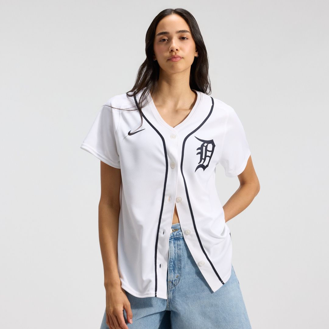Detroit Tigers Women's Home Limited Jersey - White