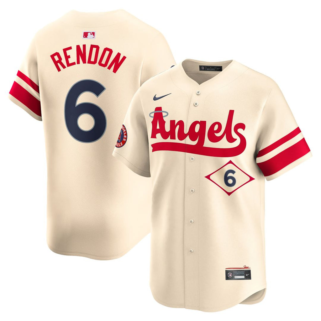 Los Angeles Angels Anthony Rendon City Connect Limited Jersey - Cream