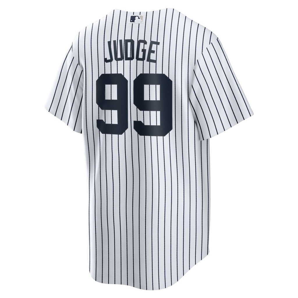 New York Yankees Aaron Judge Home Replica Player Name Jersey - White