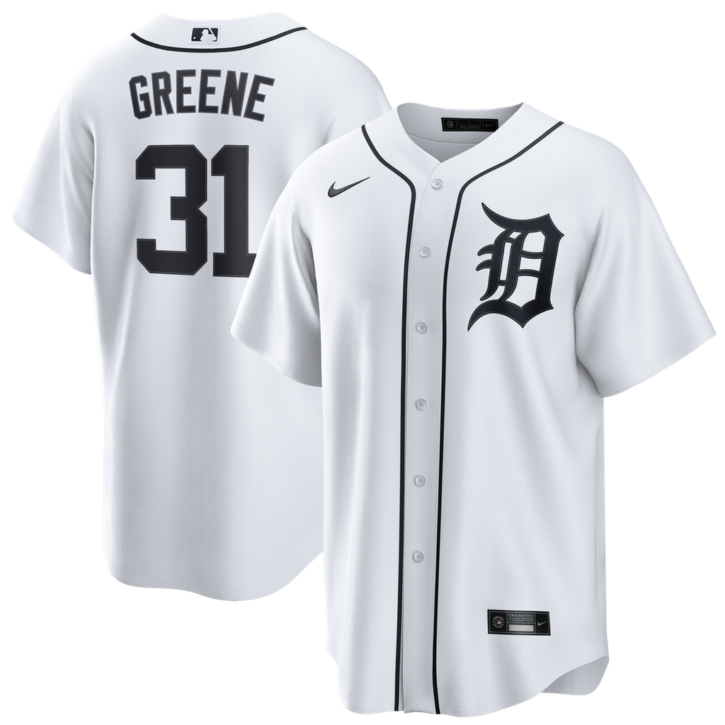 Detroit Tigers Riley Greene Home Replica Jersey - White