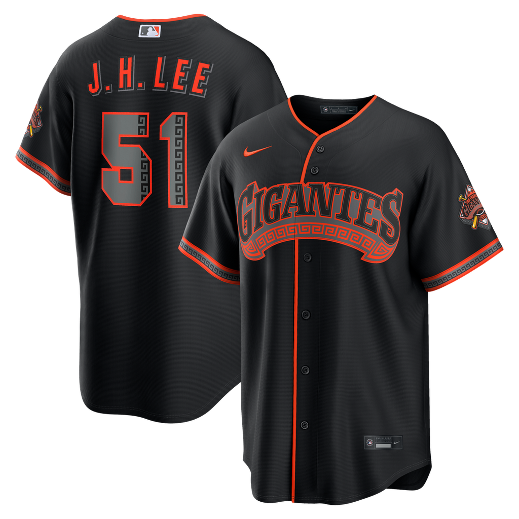 San Francisco Giants Jung Hoo Lee Alternate Stadium Jersey - Black