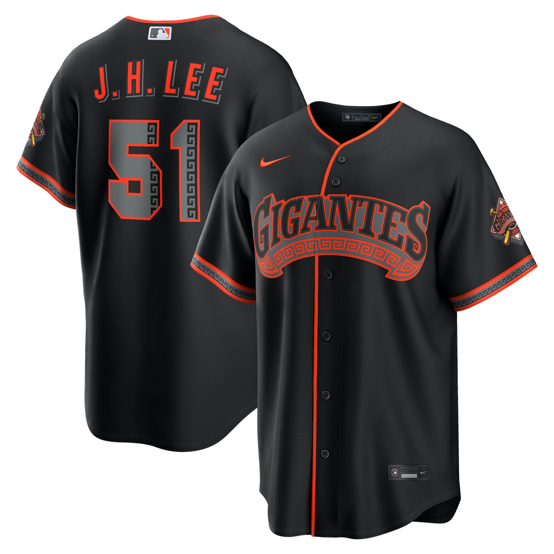 San Francisco Giants Jung Hoo Lee Alternate Stadium Jersey - Black
