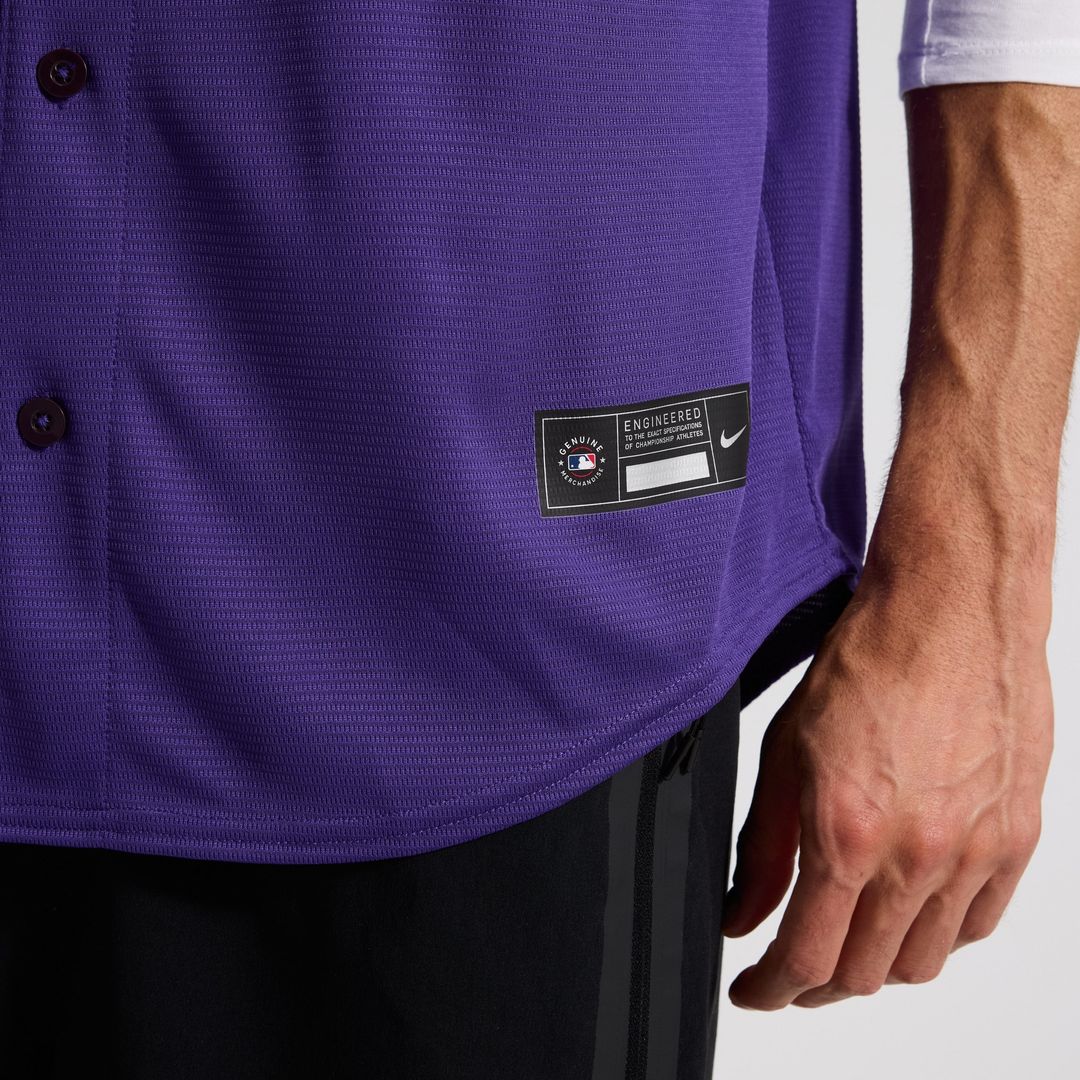 Colorado Rockies Alternate Replica Team Jersey - Purple