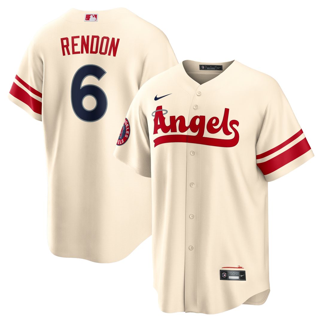 Los Angeles Angels Anthony Rendon City Connect Replica Jersey - Cream
