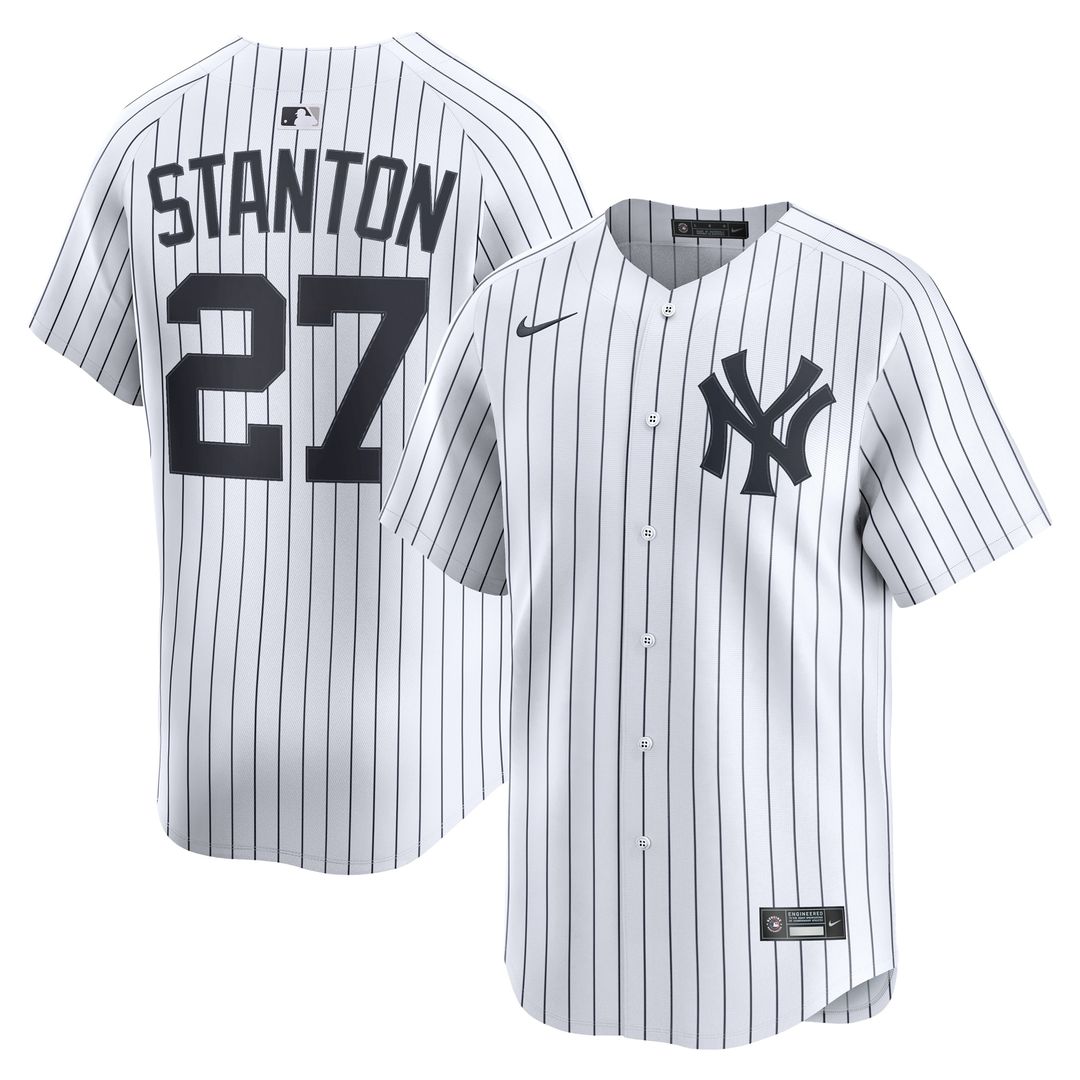 New York Yankees Giancarlo Stanton Home Limited Jersey - White