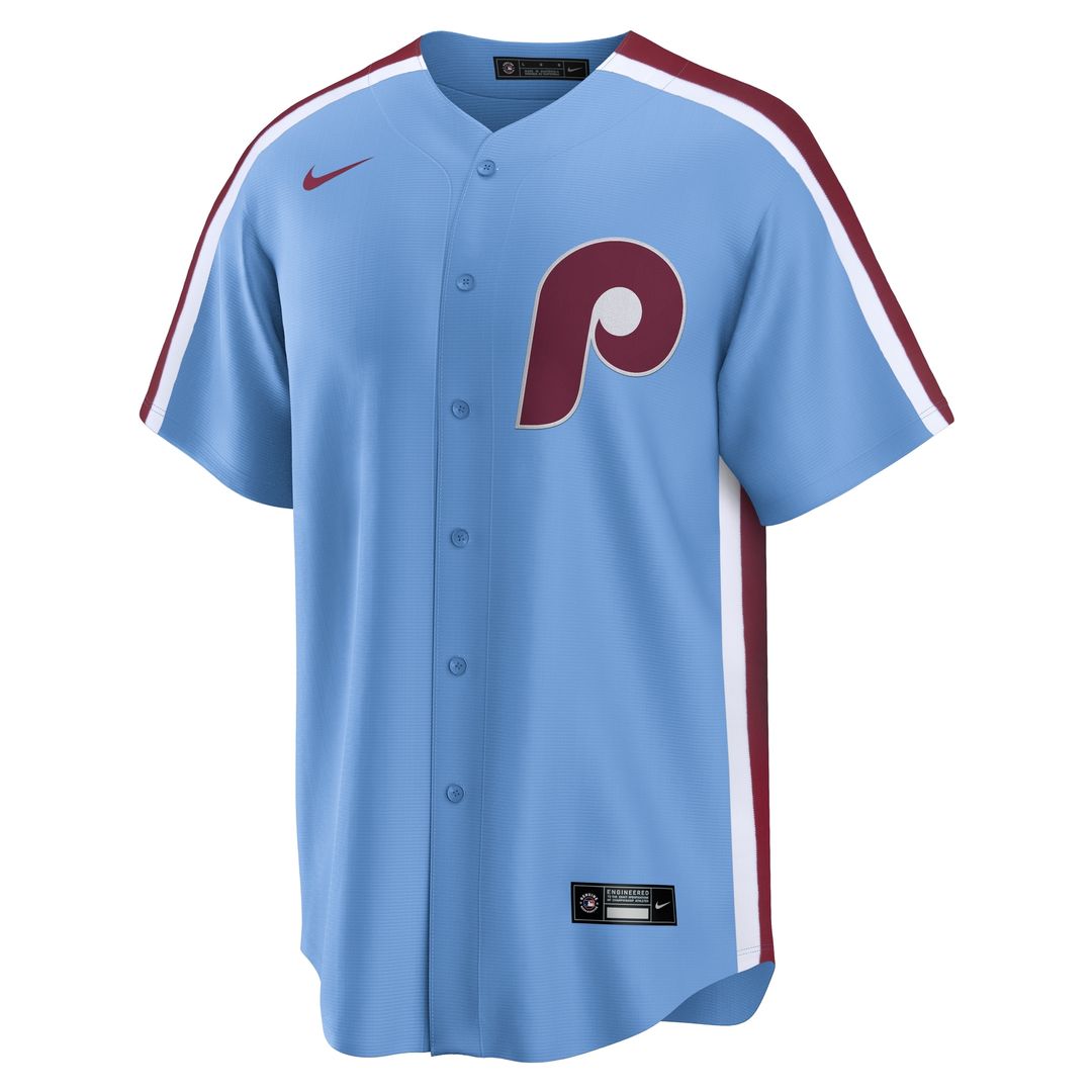 Philadelphia Phillies Kyle Schwarber Alternate, 1st Replica Jersey - Light Blue
