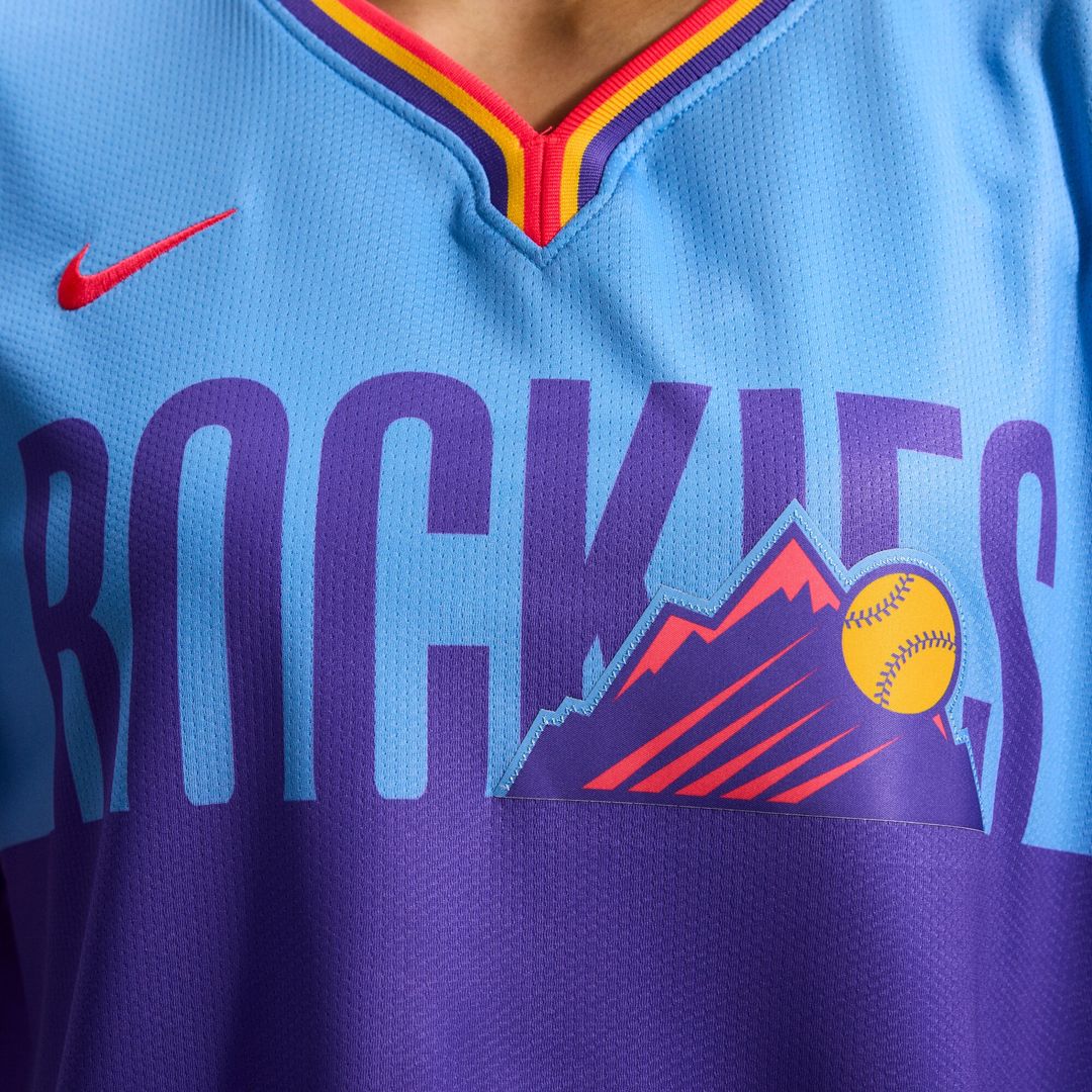 Colorado Rockies Women's 2025 City Connect Limited Jersey - Purple/Light Blue