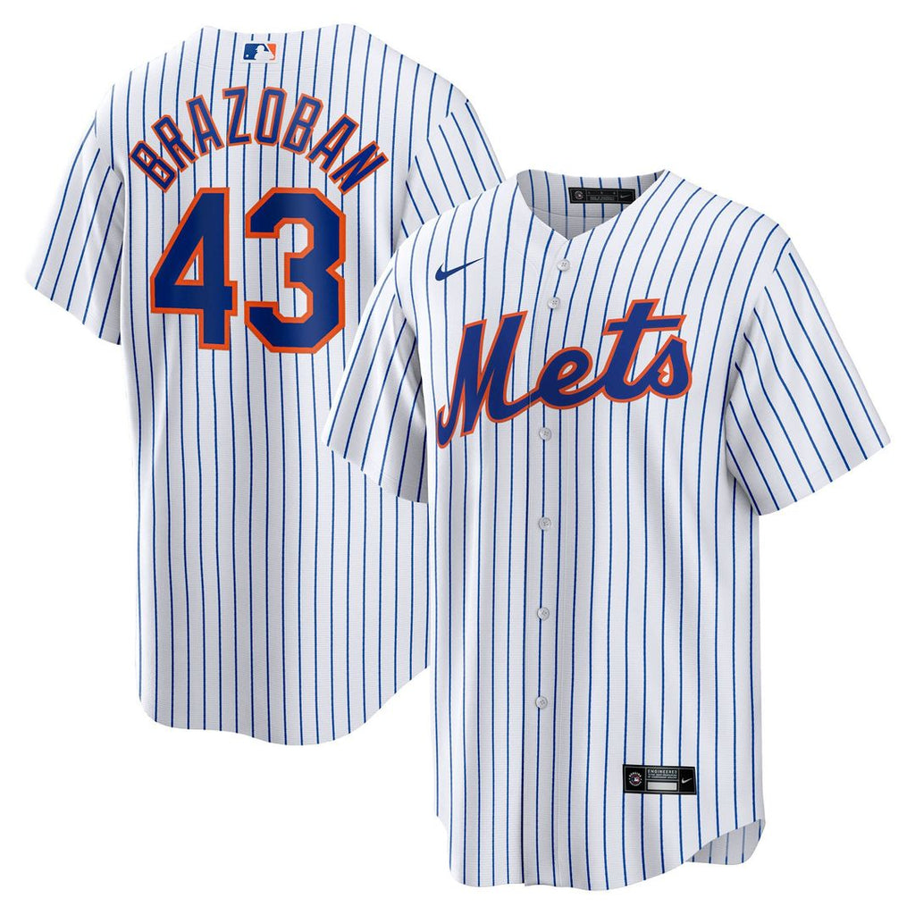 New York Mets Huascar Brazobán Home Replica Jersey - White