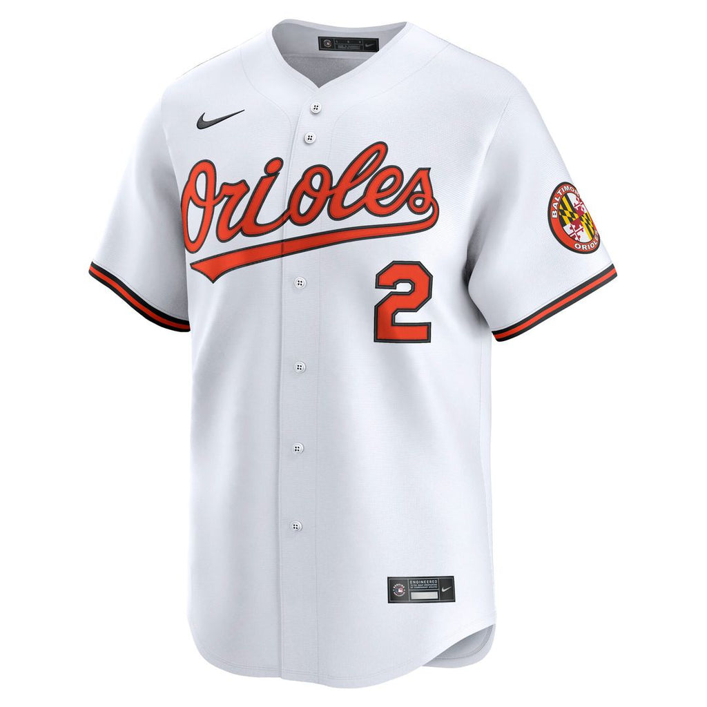 Baltimore Orioles Gunnar Henderson Home Limited Jersey - White
