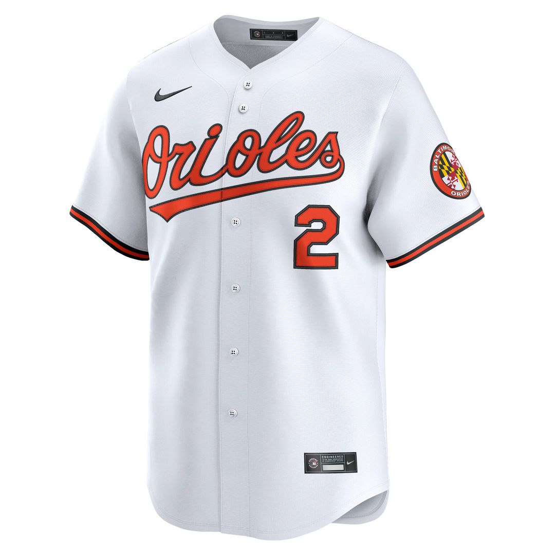 Baltimore Orioles Gunnar Henderson Home Limited Jersey - White