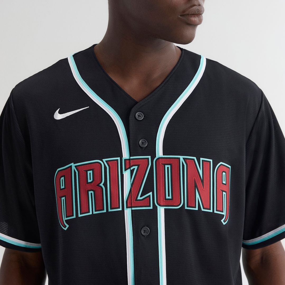Arizona Diamondbacks Fashion Replica Black Out Jersey