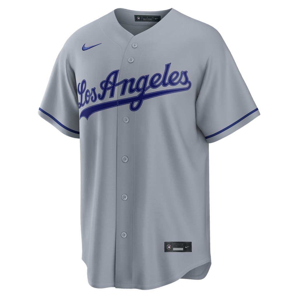 Los Angeles Dodgers Kyle Tucker Road Replica Jersey - Gray