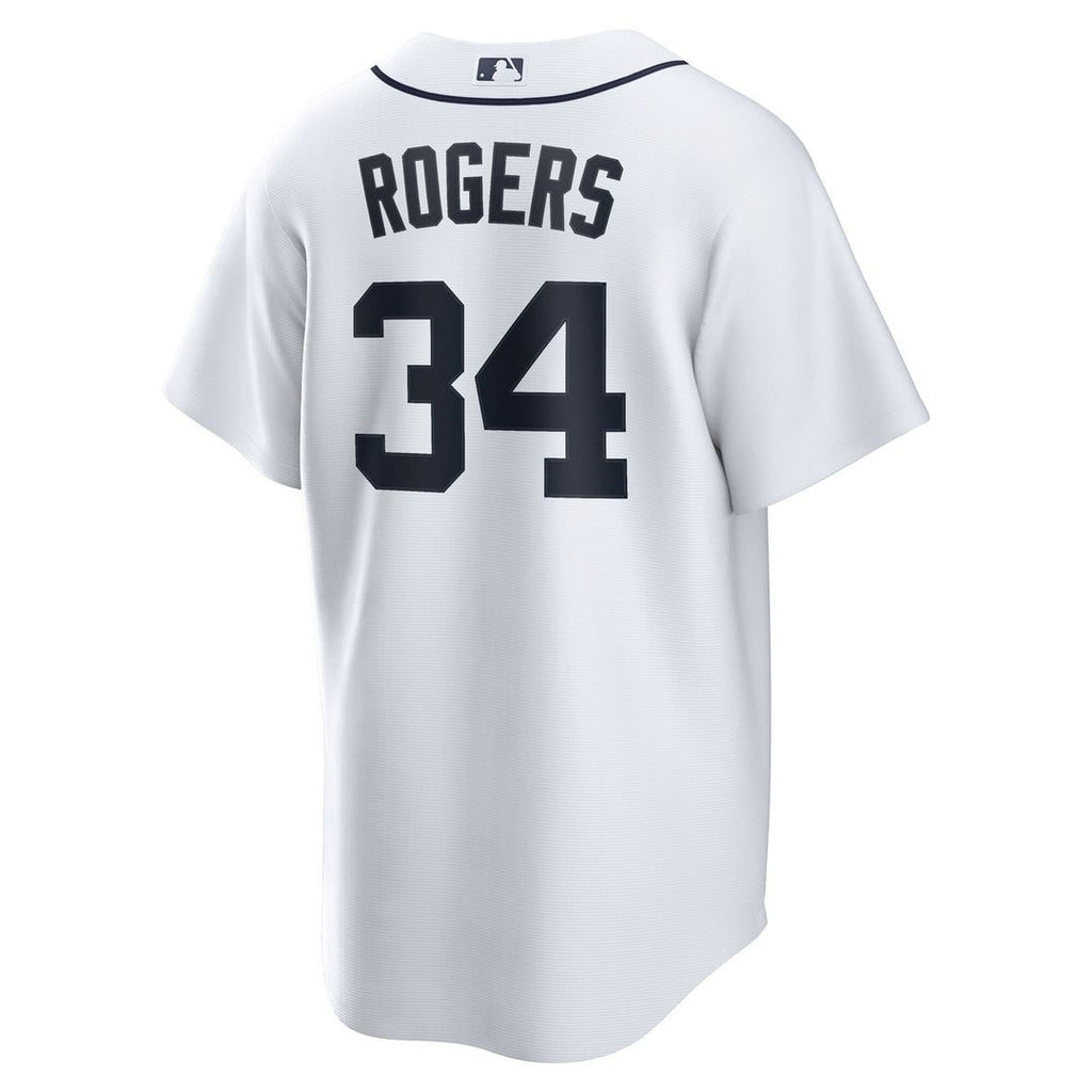 Detroit Tigers Jake Rogers Home Replica Jersey - White