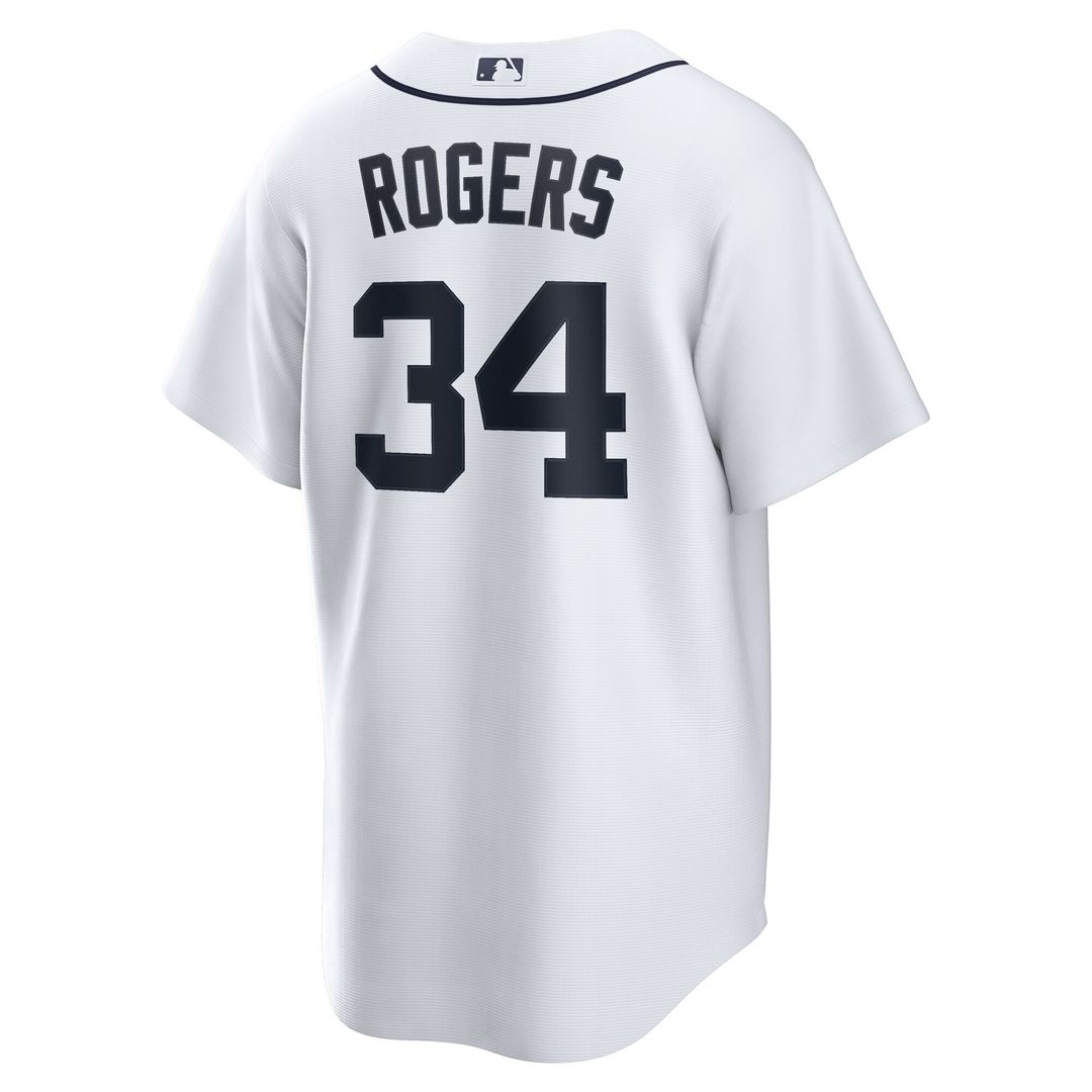 Detroit Tigers Jake Rogers Home Replica Jersey - White