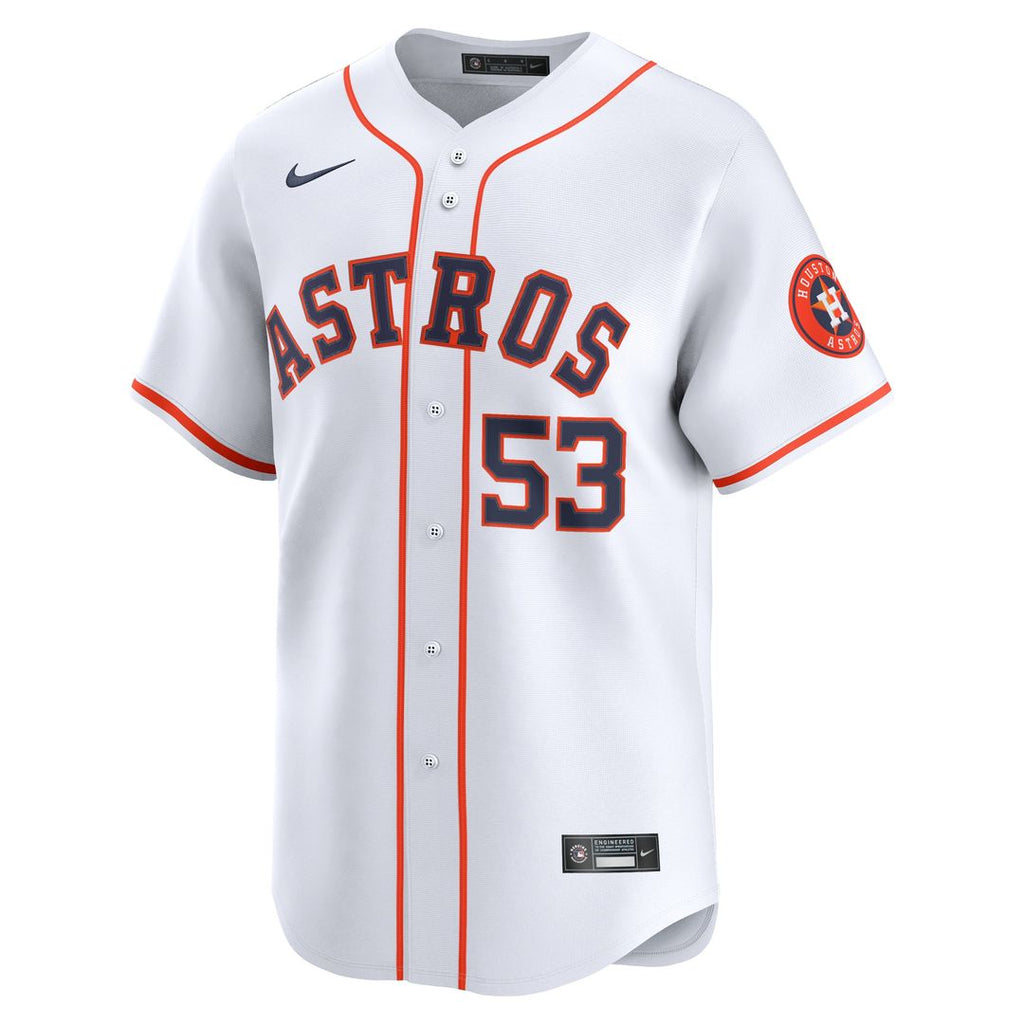 Houston Astros Cristian Javier Home Limited Jersey - White