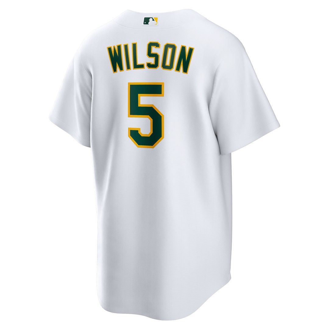 Athletics Jacob Wilson Home Replica Jersey - White