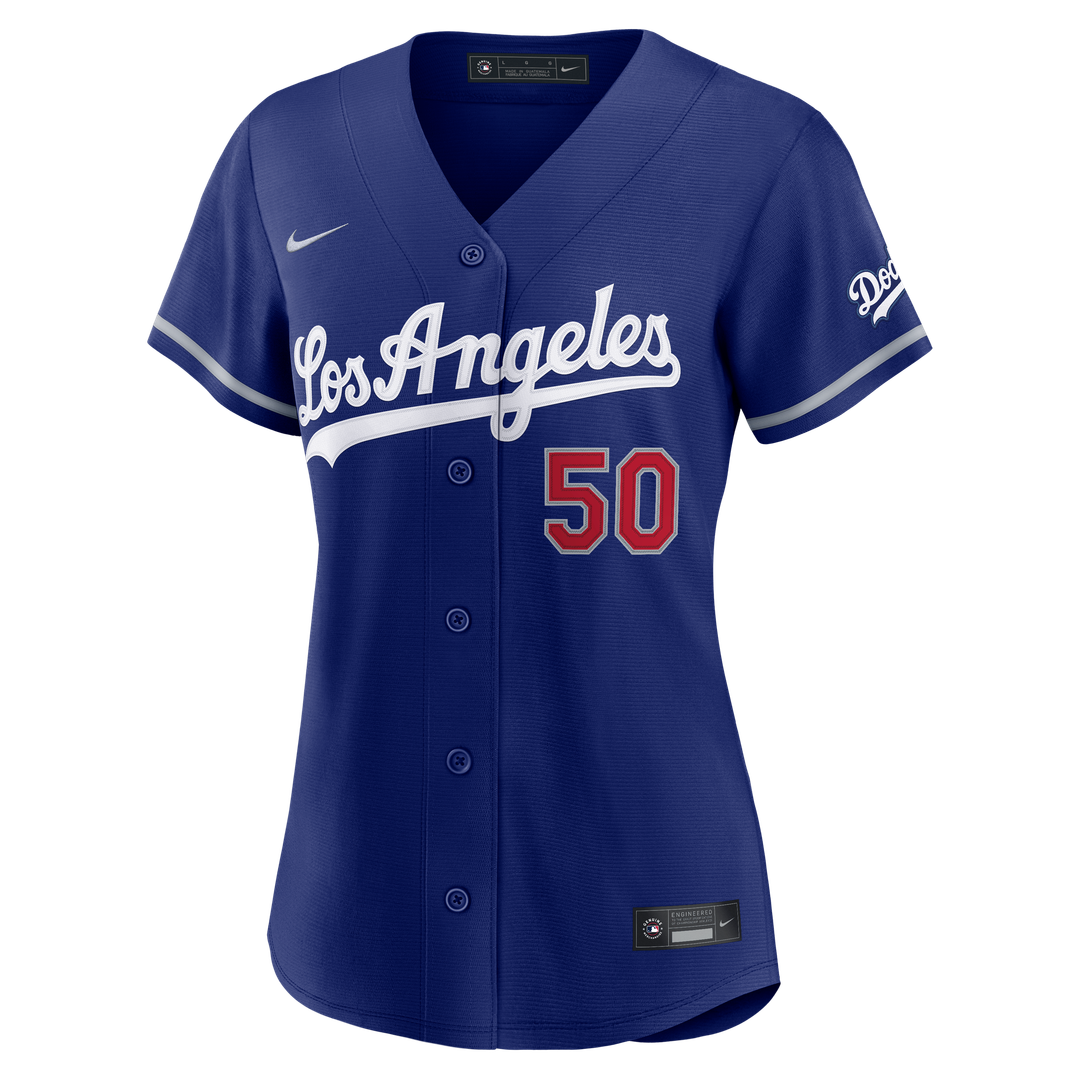 Los Angeles Dodgers Mookie Betts Women's Alternate Stadium Jersey - Royal