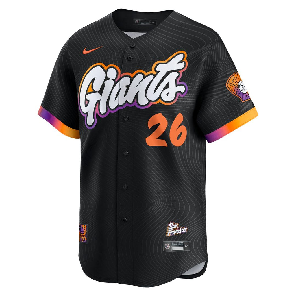 San Francisco Giants Matt Chapman 2025 City Connect Limited Jersey - Anthracite