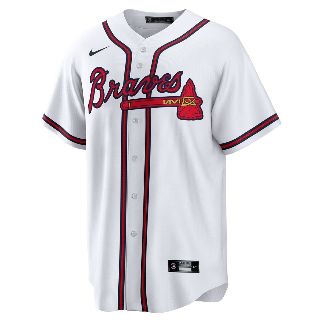 Atlanta Braves Joe Jiménez Home Replica Jersey - White