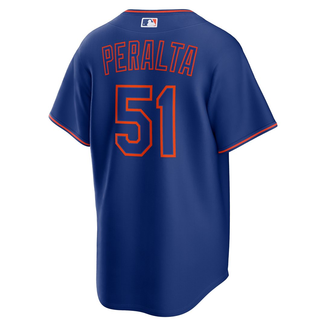 New York Mets Freddy Peralta Alternate Replica Jersey - Royal