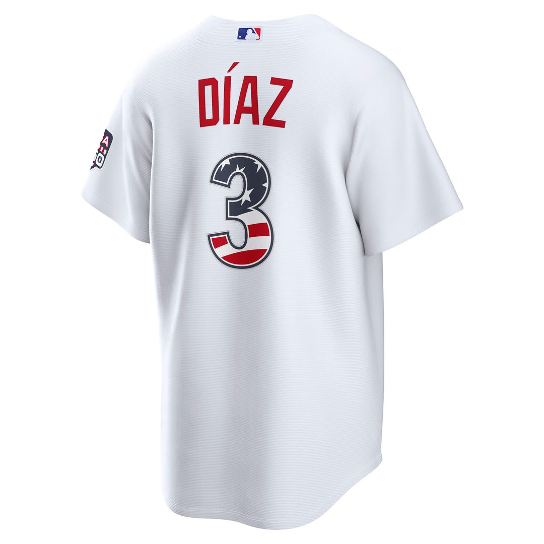 Los Angeles Dodgers Edwin Díaz USA 250 Fourth of July Home Stadium Jersey - White